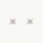 Angel Hair Diamond Stud Earrings, Sparkler (single)