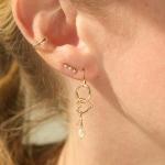 Gold Charm Holder, Large