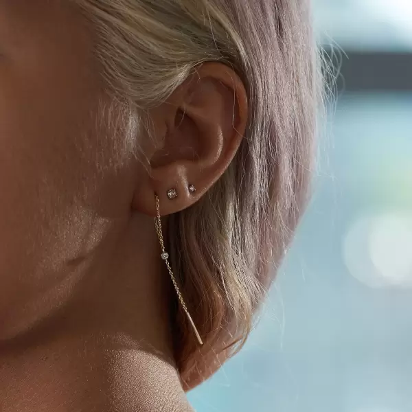 Diamond Greco Lariat Earring (single)