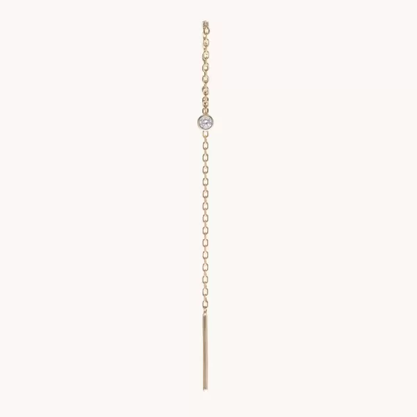 Diamond Greco Lariat Earring (single)