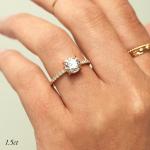 The Grand Swan Solitaire Supreme Lab-Grown Diamond Ring