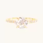 The Grand Swan Solitaire Supreme Lab-Grown Diamond Ring