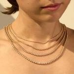 One O'Clock Tennis Necklace