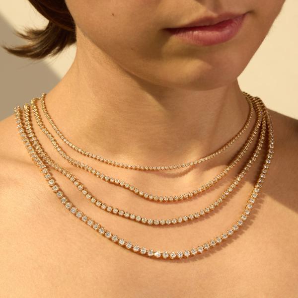 One O'Clock Tennis Necklace