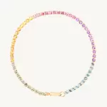 Harlequin Rainbow Tennis Bracelet