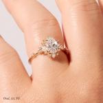 Night at the Ballet Lab-Grown Diamond Ring, Oval