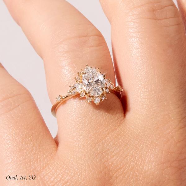 Night at the Ballet Lab-Grown Diamond Ring, Oval