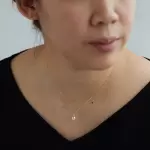 Pearl and White Diamond Necklace