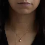 Pearl and White Diamond Necklace