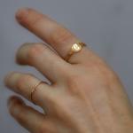Grand Cygnet Gold Ring