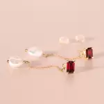 Gemma Garnet Earrings (pair)