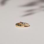 Chubby Huggy Gold Hoop Earrings (single)