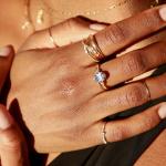 Night at the Ballet Sapphire Ring