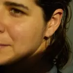 Chime Earring, Silver (single)