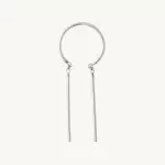 Chime Earring, Silver (single)