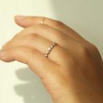 Star Gazer Diamond Eternity Band