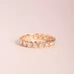 Star Gazer Diamond Eternity Band