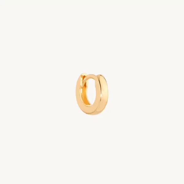 Chubby Huggy Gold Hoop Earrings (single)