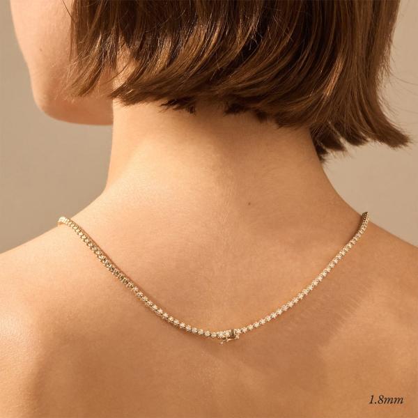 One O'Clock Tennis Necklace