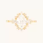 Night at the Ballet Lab-Grown Diamond Ring, Oval