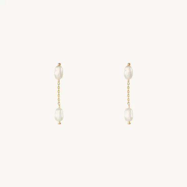 Short Pearl Shower Earring (single)